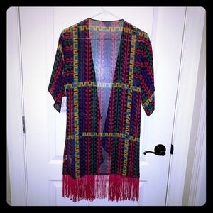 NWT LuLaRoe Monroe Kimono Small